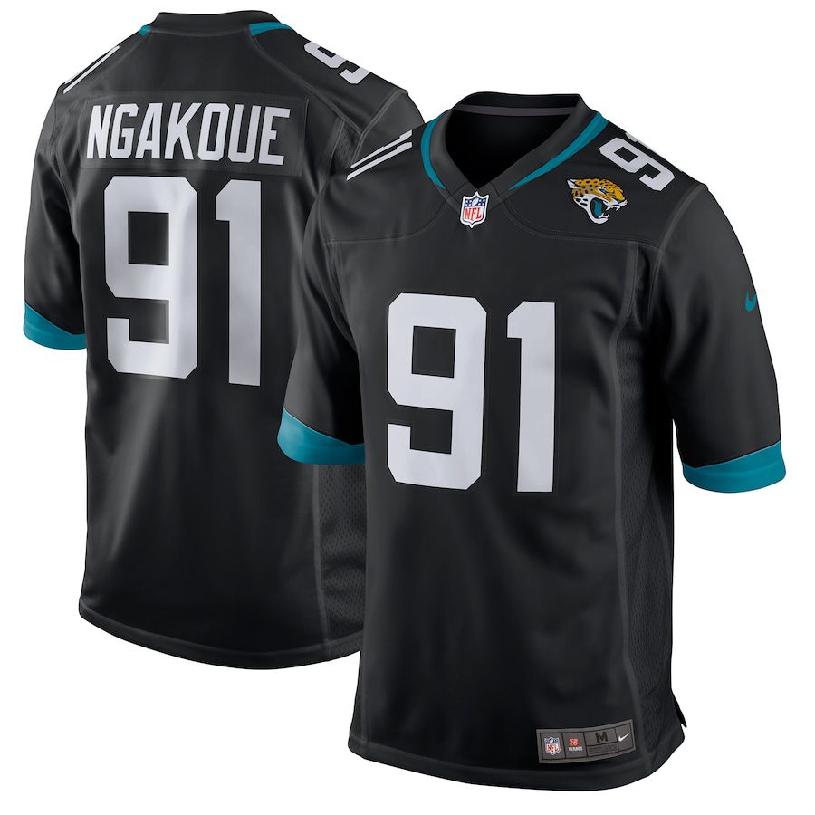 Men Jacksonville Jaguars #91 Yannick Ngakoue Nike Black New Game NFL Jersey